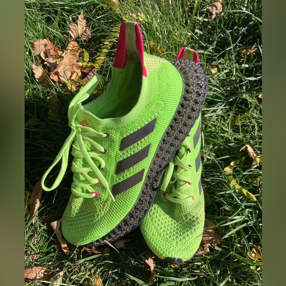 adidas 4DFWD Turbo Women's Running Shoe Green/Pink Core Black 2021